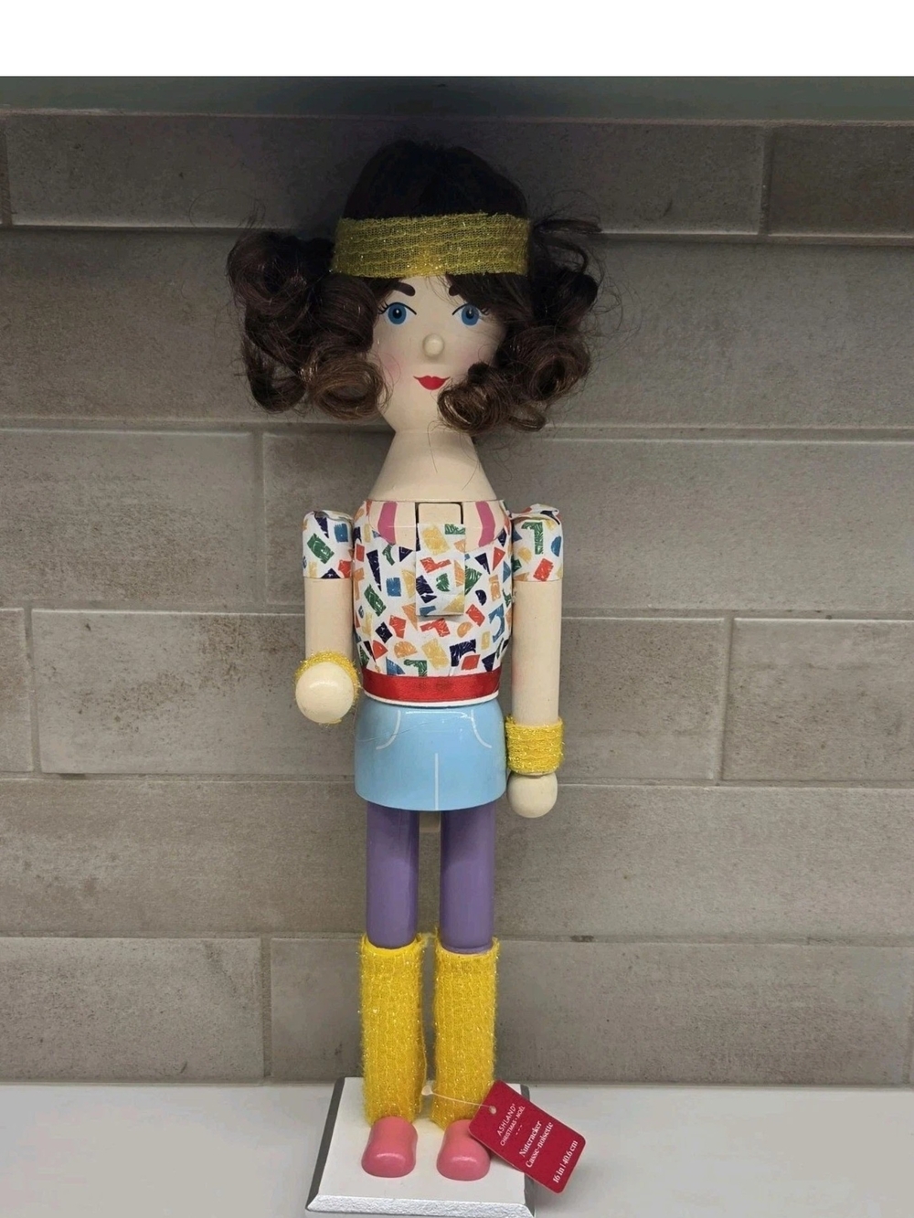 Ashland Wooden Nutcracker 16 Inches Christmas Girl Exercise Yoga Gym Workout New